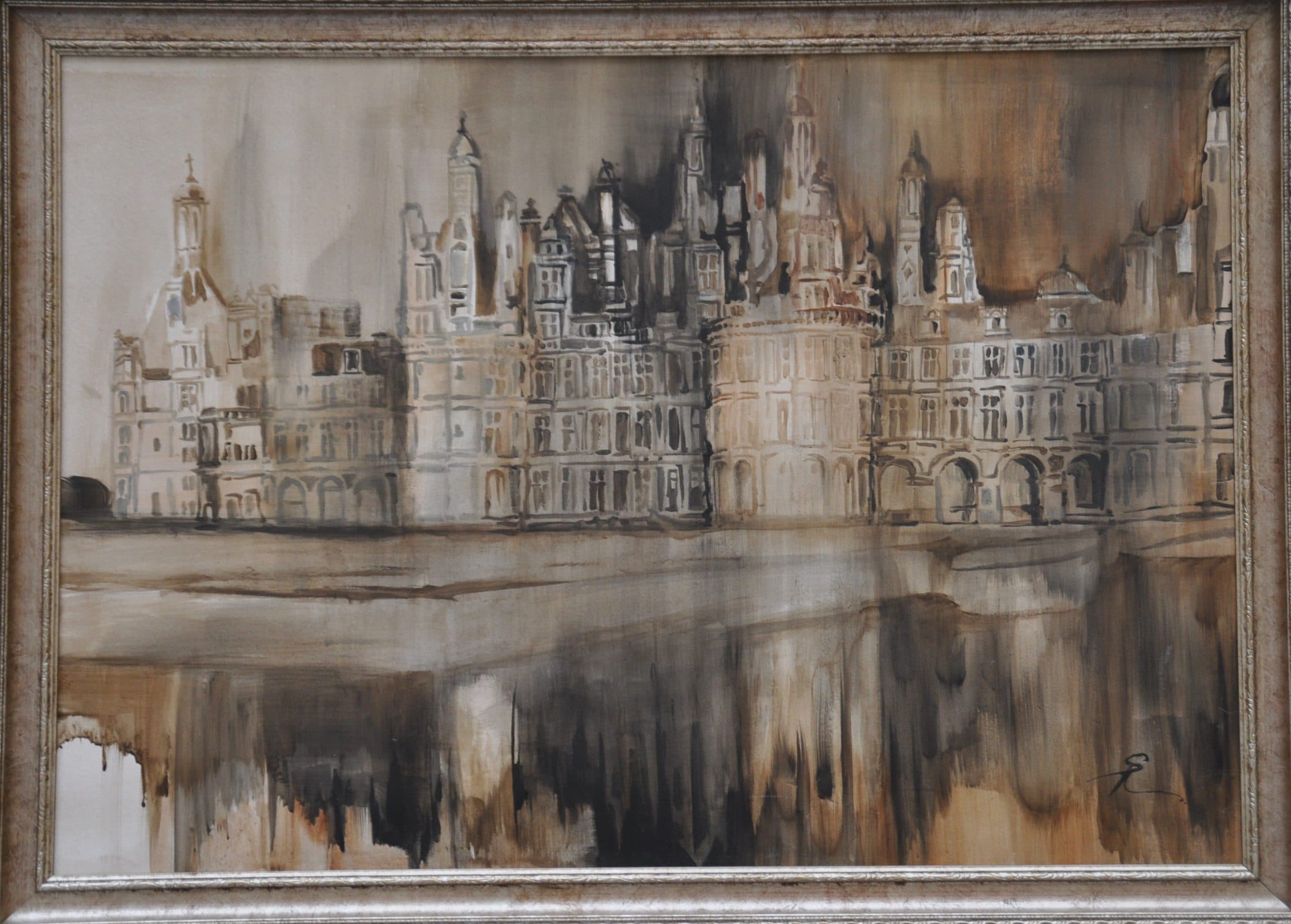 Kastély tó partján