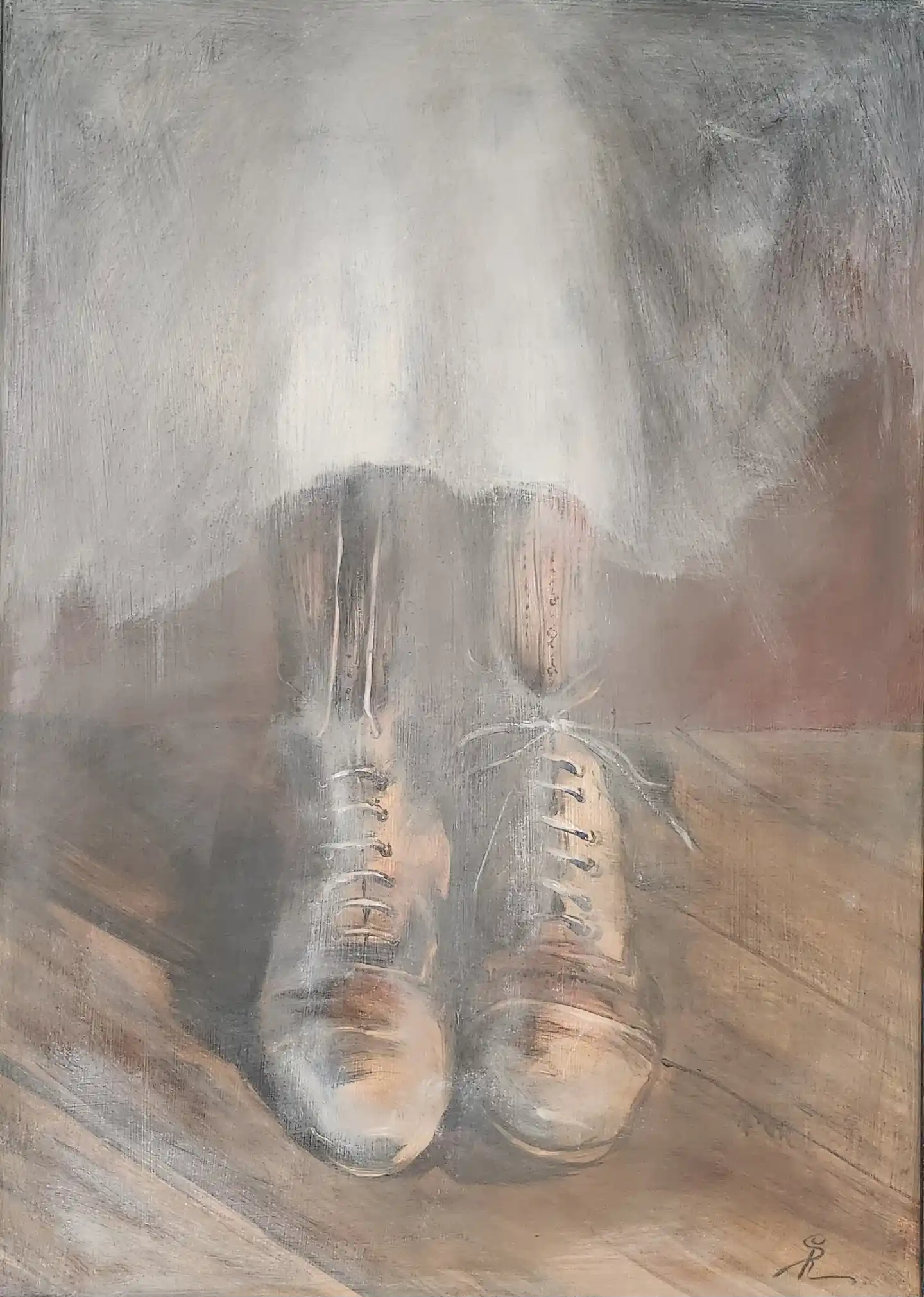 Kétnői láb fűzős cipőben