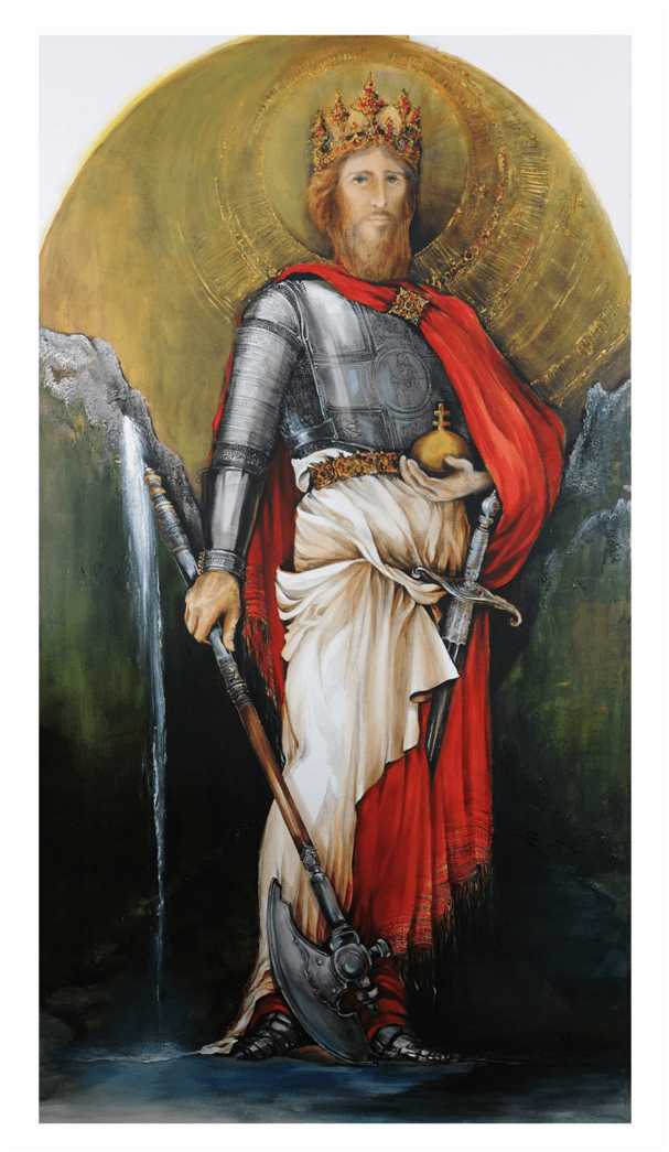 Szent László király vértben